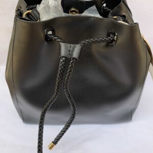 Black Carpisa Bucket Handbag