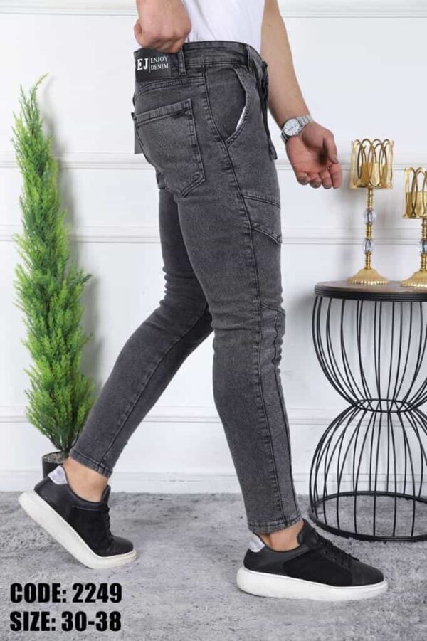 Dark Gray Denim Jeans